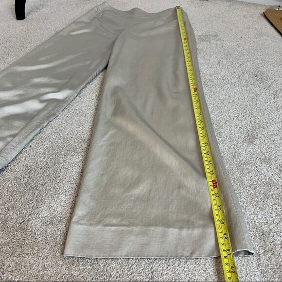 Donna Karan black label Ivory cream satin pants - Picture 11 of 12